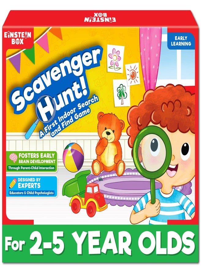 Einstein Box Scavenger Hunt Game 2-5 Years Old | Toys & Gifts for Boys & Girls Ages 2-5 Years| Games | Birthday Gifts Ideas | Learning & Education Toys| - Image 1